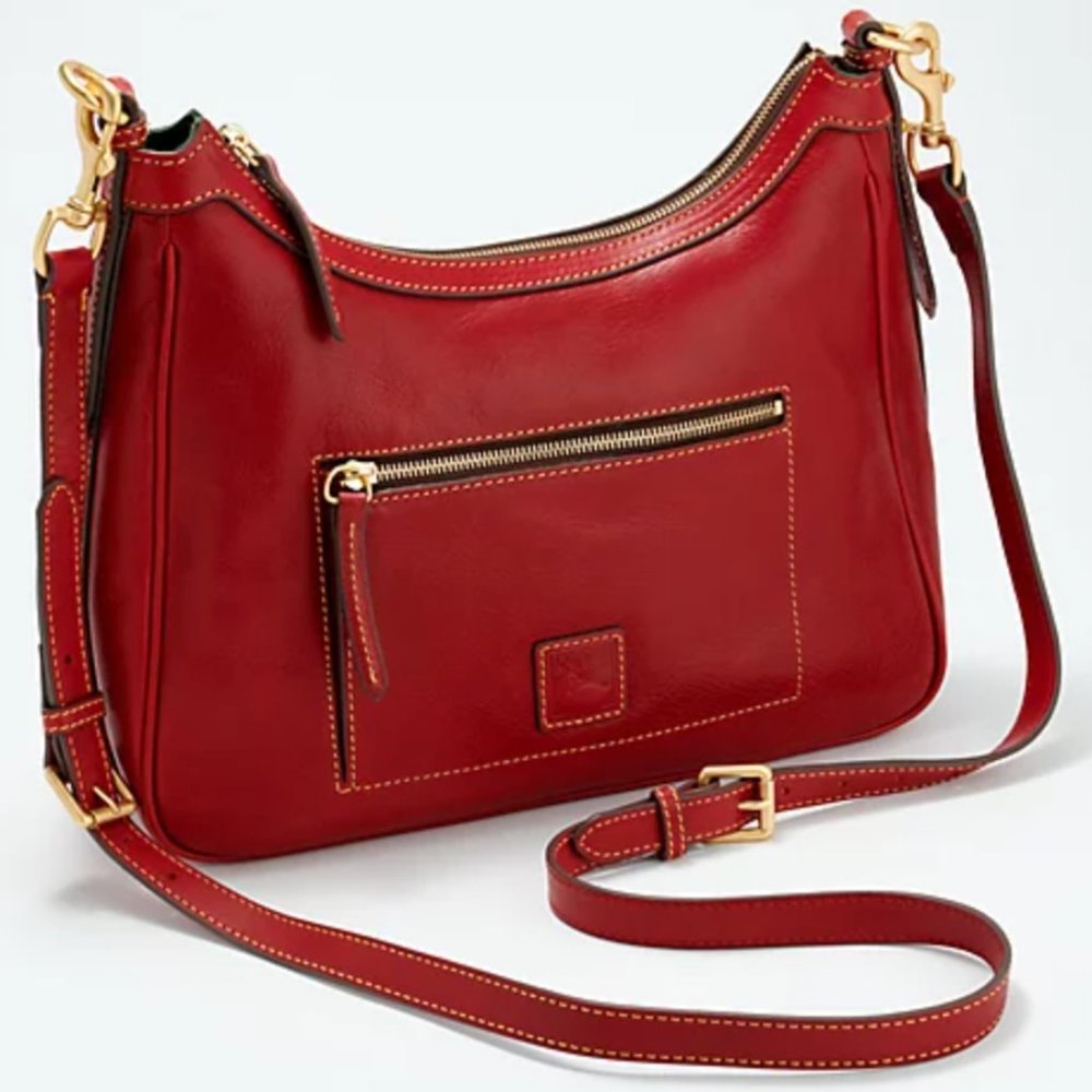 Dooney & Bourke Florentine Leather Crossbody Hobo